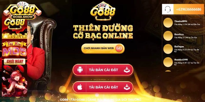 Những ưu điểm vượt trội khi tải Go88 về điện thoại